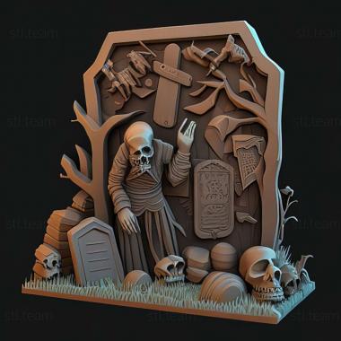 3D model Graveyard Keeper game (STL)